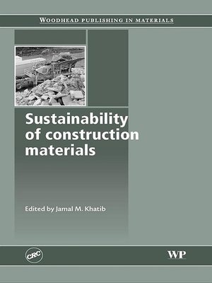 cover image of Sustainability of Construction Materials